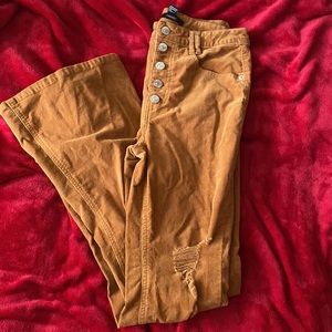 Forever 21 Women’s Flared Ripped Jeans